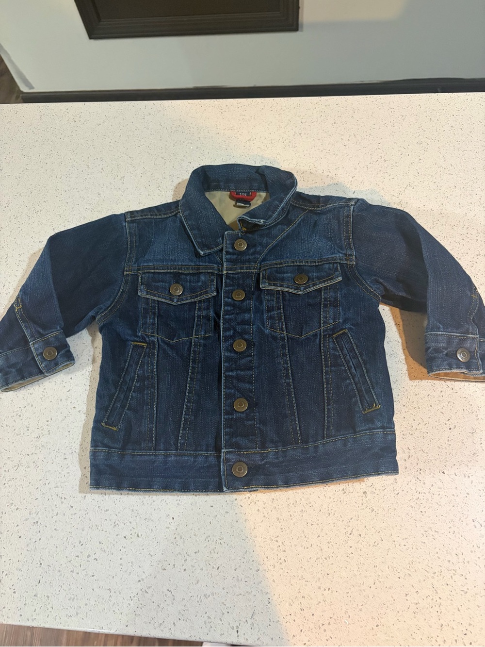 Baby Gal Toddler Denim Jean Jacket Dark Wash Size 2 Years Classic Trucker